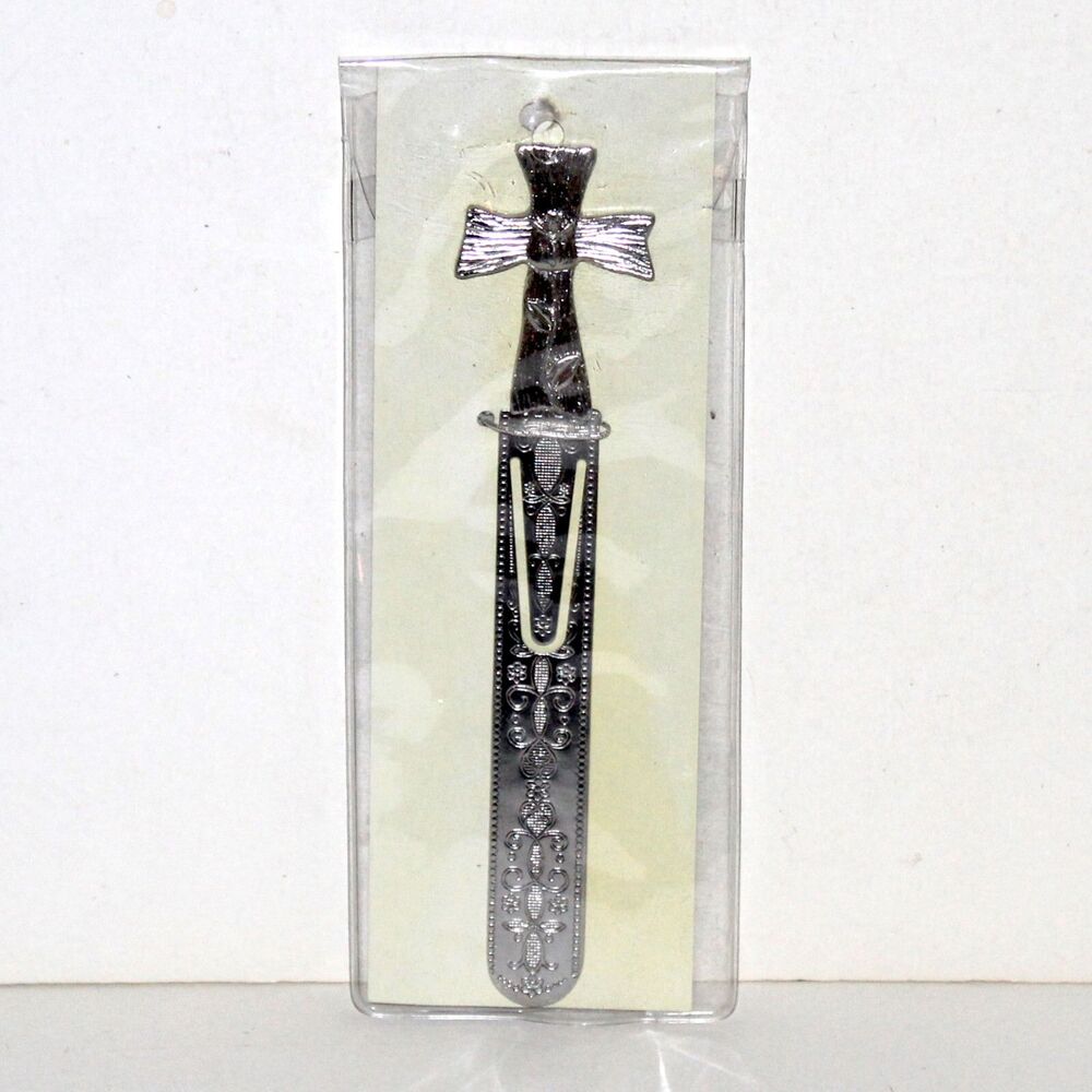 Metal Bookmark Cross Tulip Ashleigh Manor NEW Christian bible book gift